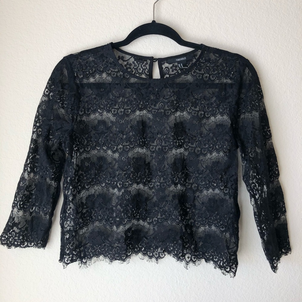 Lace Crop Top